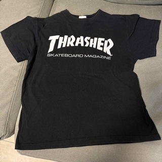 スラッシャー(THRASHER)のTHRASHER 黒ティシャツ Ｍ(Tシャツ/カットソー(半袖/袖なし))