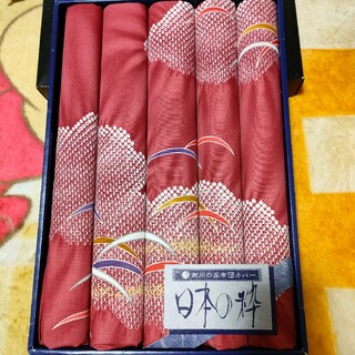 西川 - 座布団カバー 西川産業 日本の粋 雲取り絞り ５枚組 55×59 銘仙判