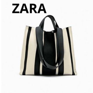 ザラ(ZARA)のZARA　ファブリックトートバッグ(その他)