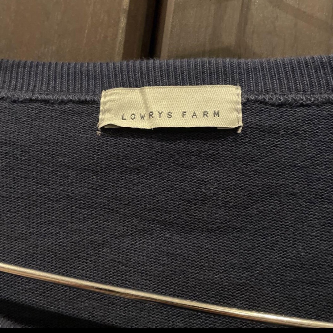 LOWRYS FARM(ローリーズファーム)の送料込❗️ローリーズファーム　綿カーディガン　五部丈　コットン　オーバーサイズ メンズのトップス(カーディガン)の商品写真