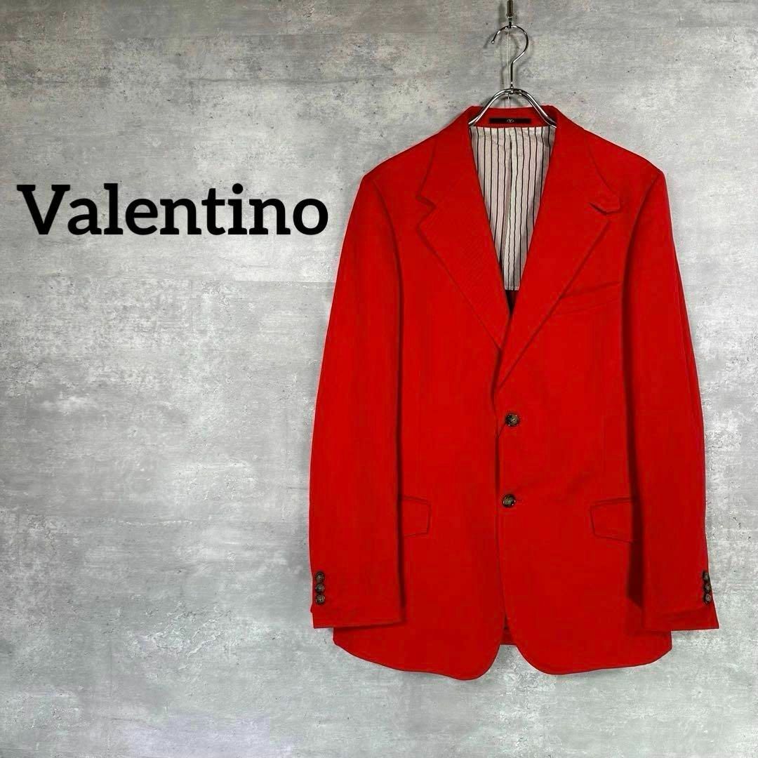 VALENTINO(ヴァレンティノ)の『Valentino』ヴァレンティノ (40) テーラードジャケット / レッド メンズのジャケット/アウター(テーラードジャケット)の商品写真