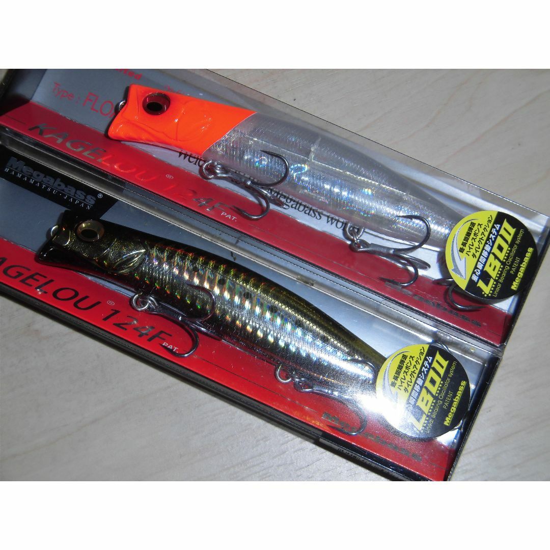 Megabass(メガバス)のメガバス　カゲロウ 124F 22g　GG ステインイワシ・GP レッドヘッド スポーツ/アウトドアのフィッシング(ルアー用品)の商品写真