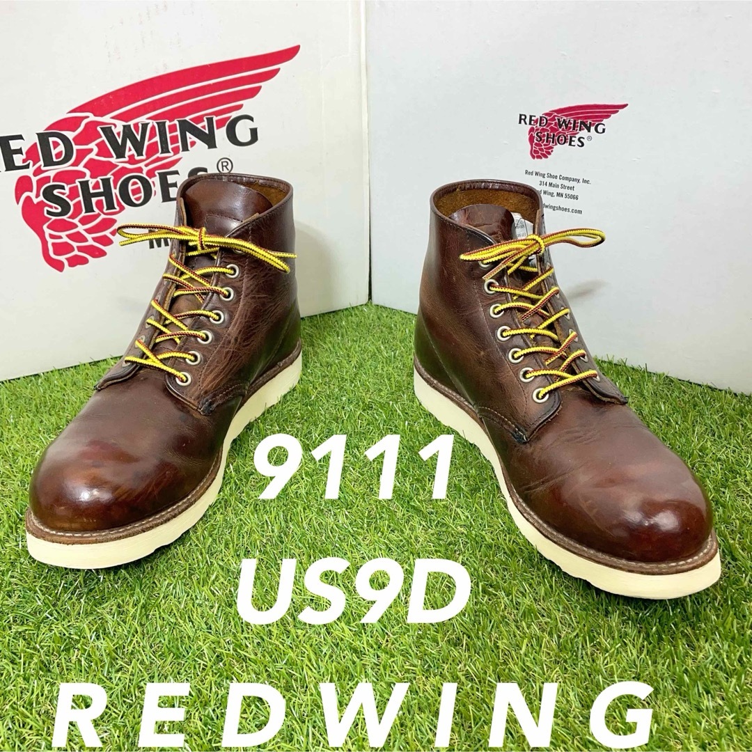 【安心品質0227】廃盤レッドウイングREDWING9D9111送料込27-28レッドウイングアイテム名