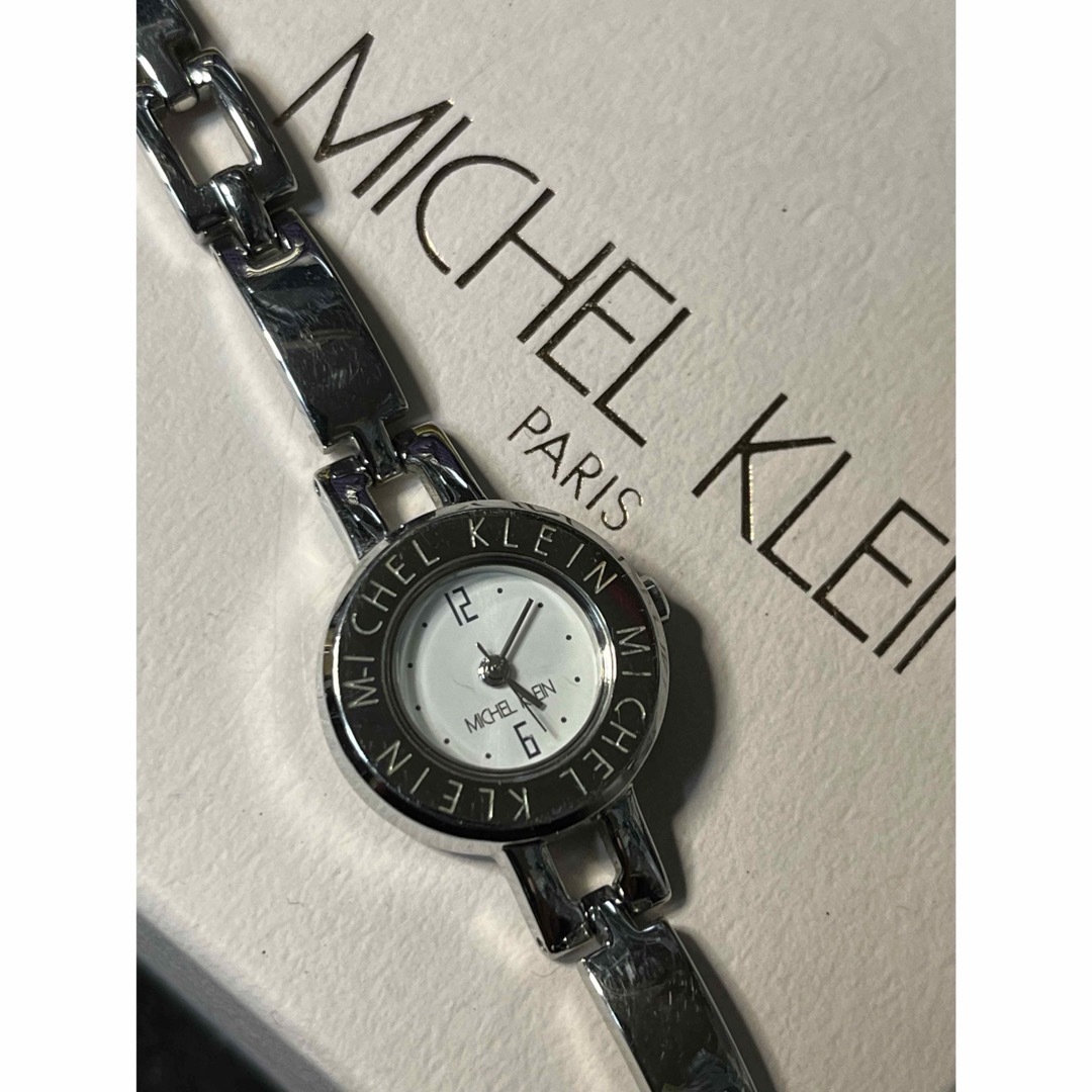 MICHEL KLEIN(ミッシェルクラン)の★ MICHEL KLEIN ロゴベゼル 小顔 レディース 腕時計★保管品 レディースのファッション小物(腕時計)の商品写真