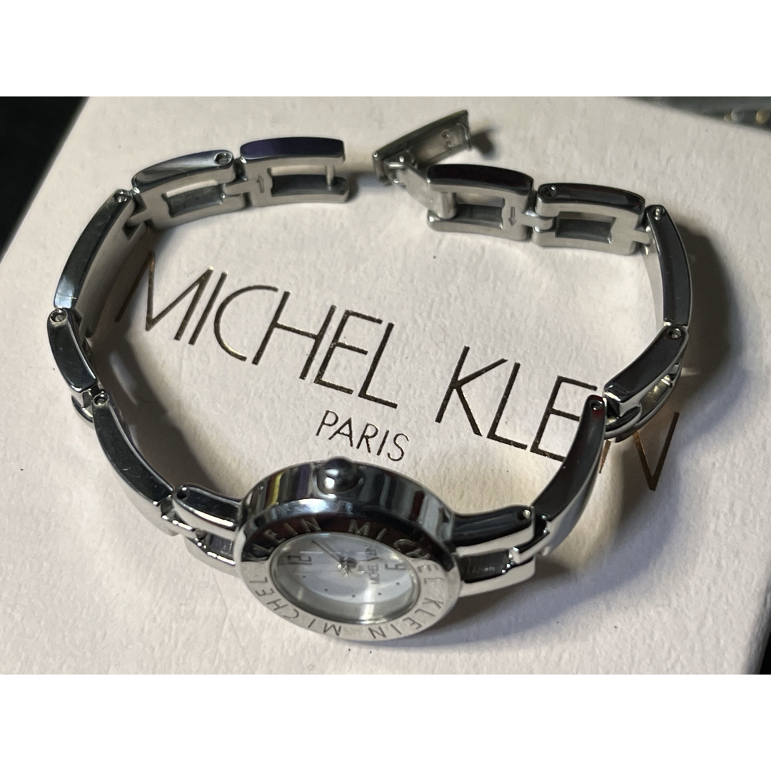 MICHEL KLEIN(ミッシェルクラン)の★ MICHEL KLEIN ロゴベゼル 小顔 レディース 腕時計★保管品 レディースのファッション小物(腕時計)の商品写真