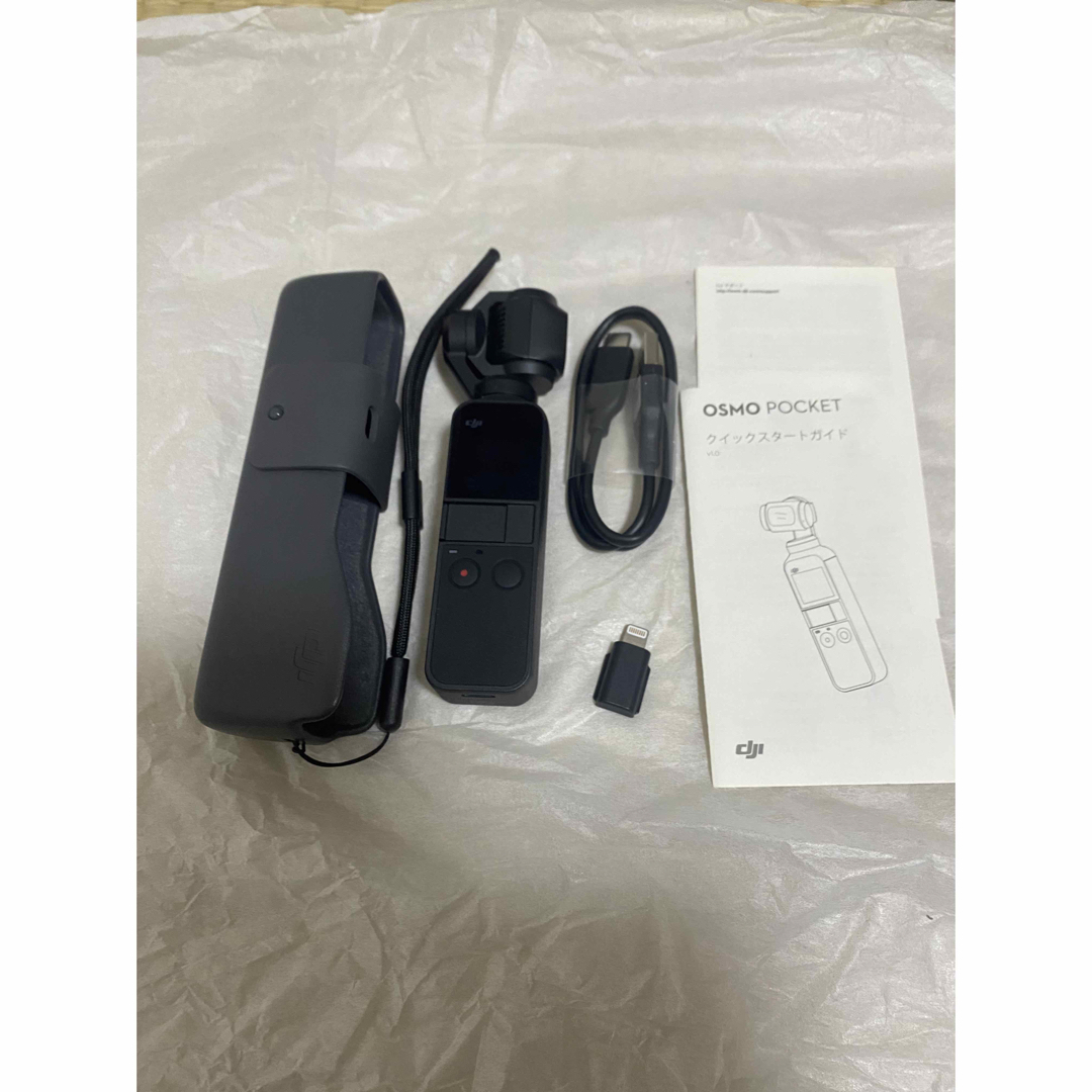 極美品　DJI OSMO POCKET (3軸ジンバル, 4Kカメラ)microSD○バッテリー