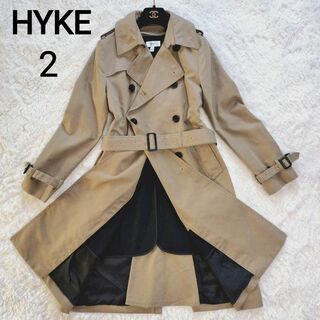 HYKE - HYKE ハイク 新品 ウールトレンチコート サイズ1 黒の通販 by 
