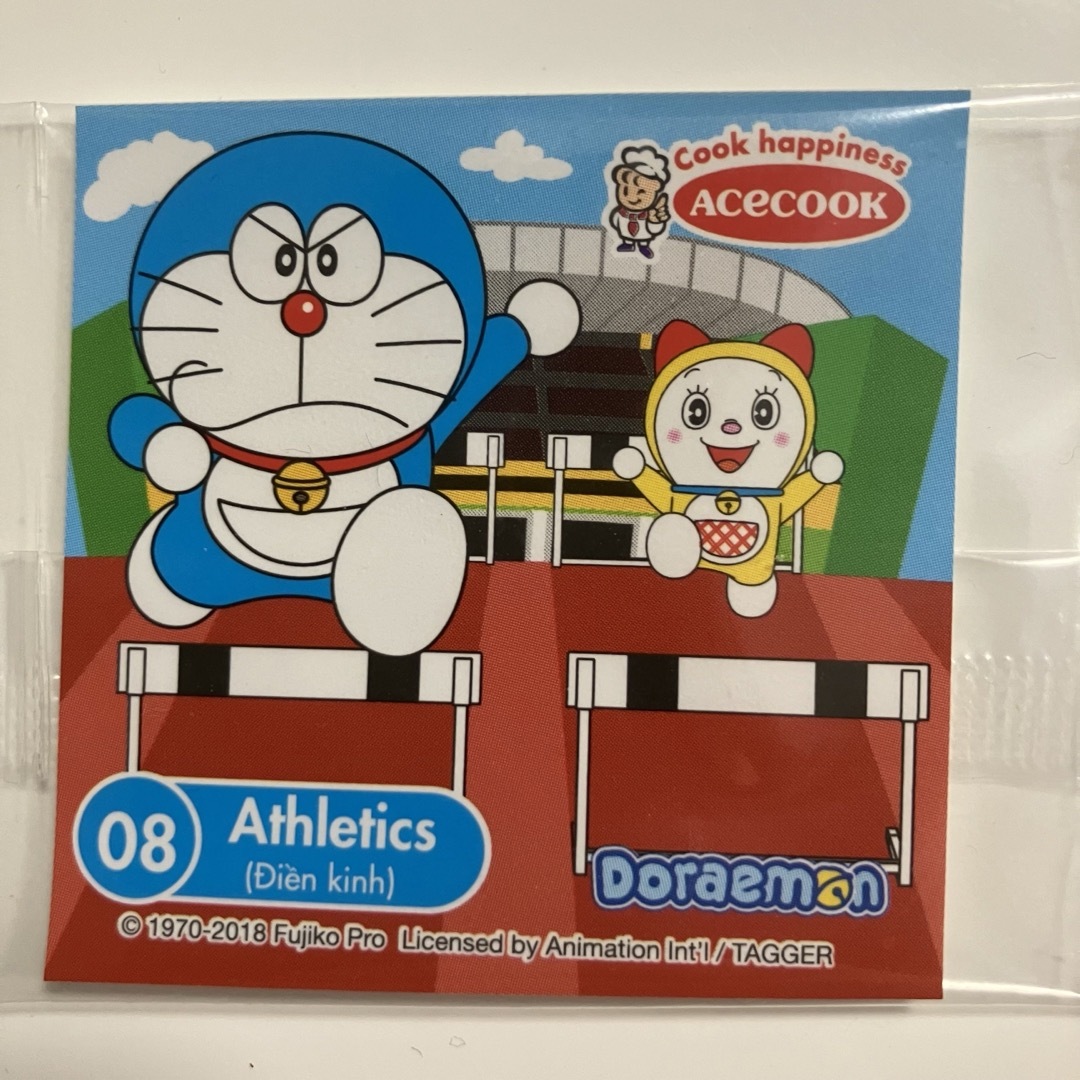 ベトナム　ドラえもん　シール　ステッカー　エースコック エンタメ/ホビーのアニメグッズ(その他)の商品写真