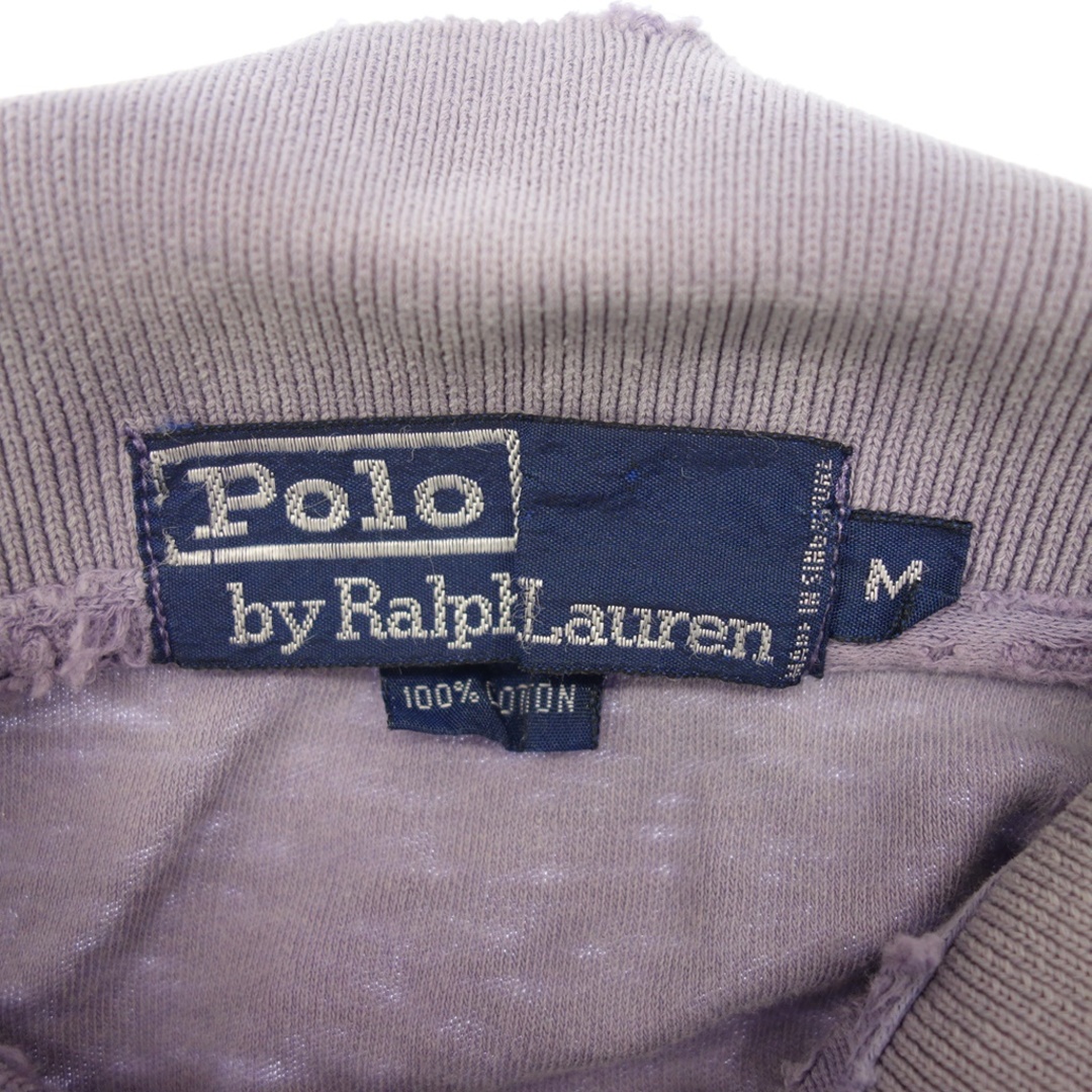 POLO RALPH LAUREN(ポロラルフローレン)のポロ ラルフローレン ポロシャツ コットン100% パープル M【AFB40】 メンズのトップス(ポロシャツ)の商品写真