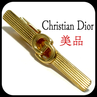 クリスチャンディオール(Christian Dior)の美品✨クリスチャンディオール  ゴールド  ネクタイピン  CDロゴ(ネクタイピン)