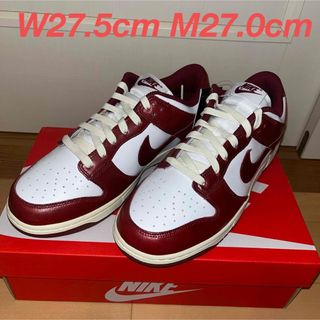 ナイキ(NIKE)のWMNS NIKE DUNK LOW PRM TEAM RED 27.0cm(スニーカー)