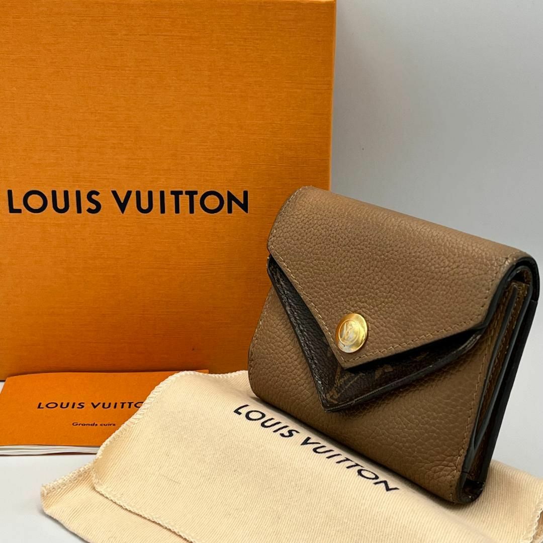 LOUIS VUITTON(ルイヴィトン)のLOUIS VUITTON ポルトフォイユ ドゥブルV コンパクト 三つ折り財布 レディースのファッション小物(財布)の商品写真