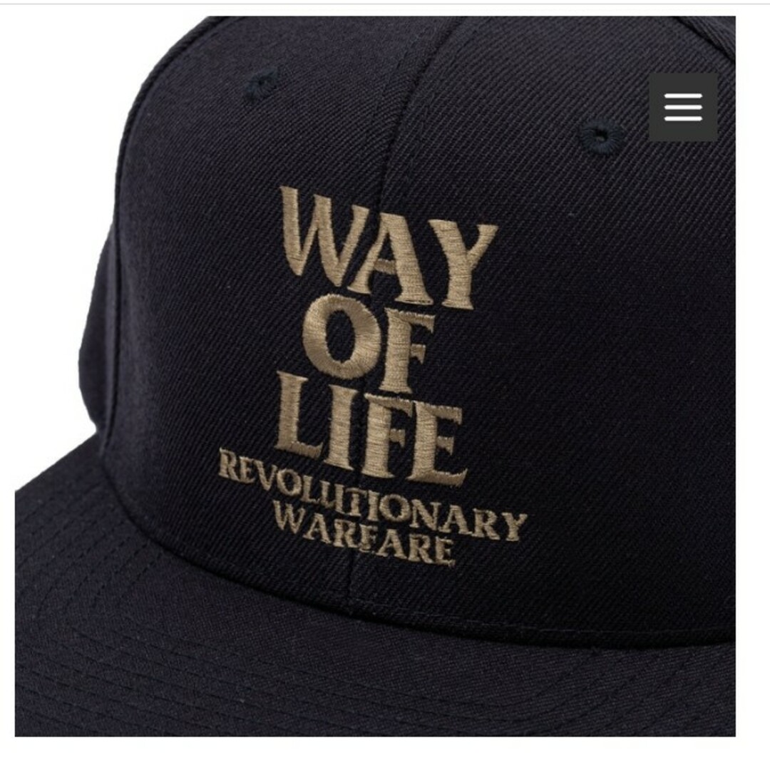 RATS(ラッツ)のRATS EMBROIDERY CAP "WAY OF LIFE" ラッツ メンズの帽子(キャップ)の商品写真