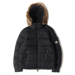 モンクレール(MONCLER)のMONCLER モンクレール ダウン ジャケット サイズ:1 22AW ファーフード ナイロン ダウンジャケット MAYAF H20911A00270 5968E マヤ ブラック 黒 アウター ブルゾン コート【メンズ】【中古】(ダウンジャケット)