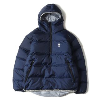 MOUNTAIN RESEARCH マウンテンリサーチ ジャケット サイズ:L 19AW リップストップ プルオーバー ダウンジャケット Puff Parka ネイビー 紺 アウター ブルゾン コート【メンズ】【中古】