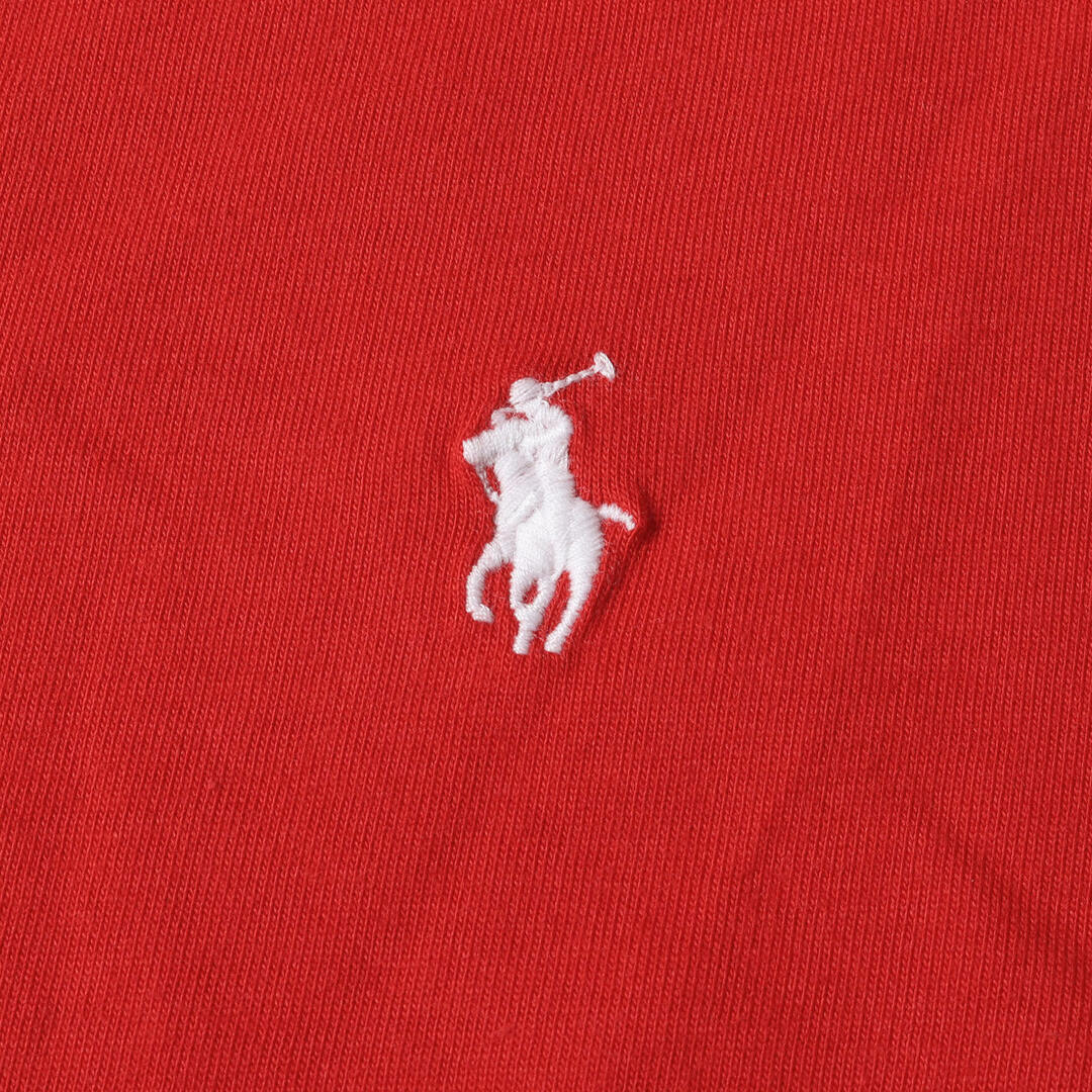 POLO RALPH LAUREN(ポロラルフローレン)の新品 POLO Ralph Lauren ポロ ラルフローレン Tシャツ サイズ:BOYS L(メンズS位) 21AW 袖ロゴ ロングスリーブ Tシャツ レッド トップス カットソー 長袖 クルーネック 【メンズ】 メンズのトップス(Tシャツ/カットソー(七分/長袖))の商品写真