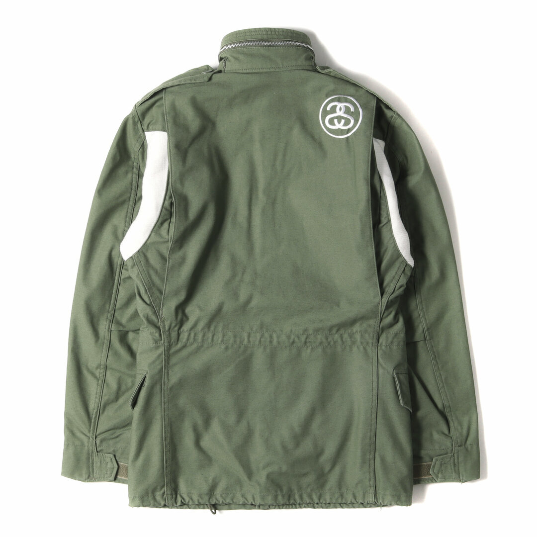 STUSSY(ステューシー)のSTUSSY ステューシー ジャケット サイズ:S 00s ALPHA アルファ 25周年記念 カスタム M-65 フィールドジャケット オリーブ アウター ブルゾン コート コラボ【メンズ】【中古】 メンズのジャケット/アウター(ミリタリージャケット)の商品写真