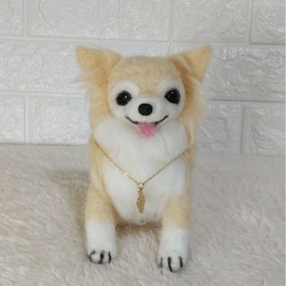 羊毛フェルト　犬　チワワ　ハンドメイド(ぬいぐるみ)