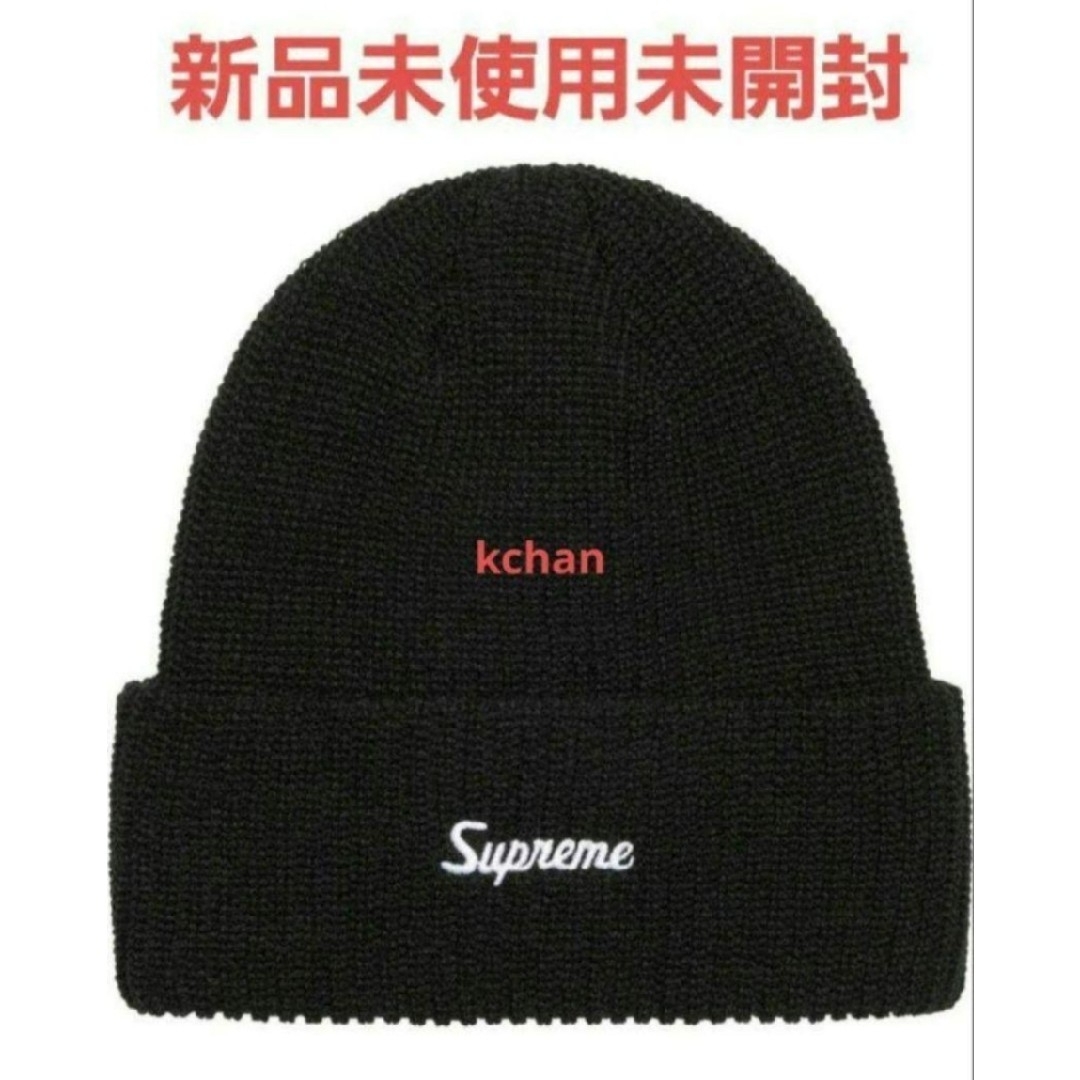 Supreme - 109 ラスト1枚 Supreme Loose Gauge Beanie 黒の通販 by