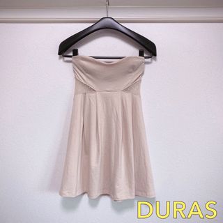 デュラス(DURAS)の【新品タグ付き!】デュラス　ハートカットベアトップワンピース(ミニワンピース)