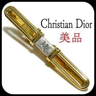 クリスチャンディオール(Christian Dior)の美品✨ クリスチャンディオール  シルバー×ゴールド  タイピン  Dior(ネクタイピン)