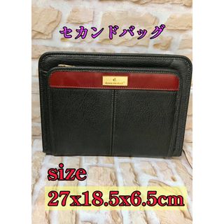 セカンドバッグ レトロ ブラック 美品 フォロー割引あり 値下げ‪☆(セカンドバッグ/クラッチバッグ)