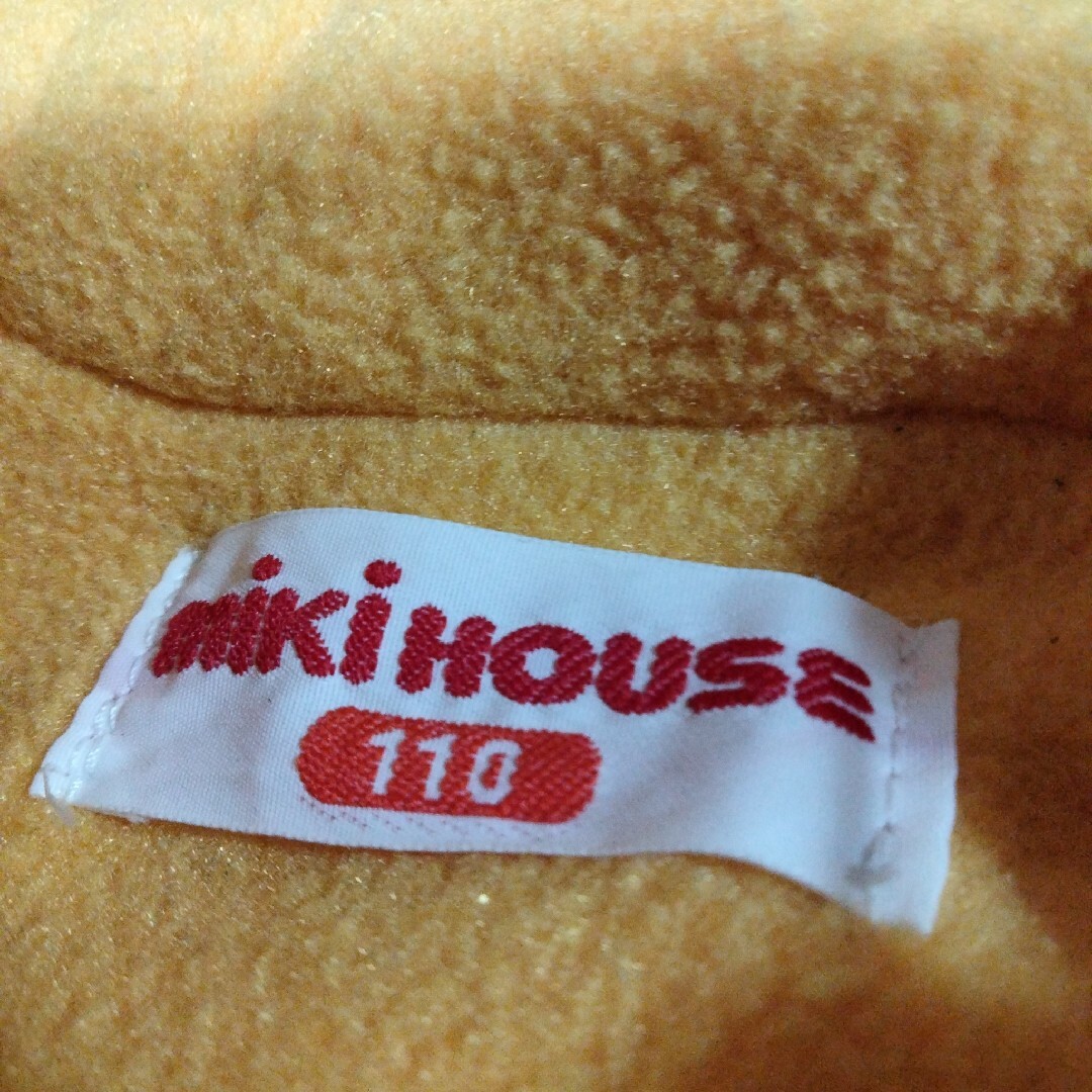 mikihouse(ミキハウス)のMIKIHOUSEジップパーカーブルゾン110 キッズ/ベビー/マタニティのキッズ服男の子用(90cm~)(ジャケット/上着)の商品写真