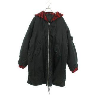 プラダ(PRADA)のプラダ  21AW  SGB896 RE NYLONニット切替オーバーサイズ中綿コート メンズ L(その他)