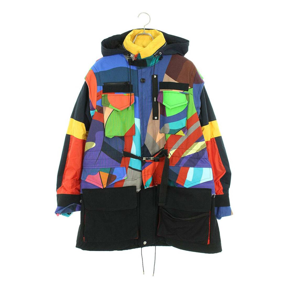 sacai(サカイ)のサカイ ×カウズ KAWS　  21-02561M  Way Blouson jacket 2WAYジップブルゾン メンズ 1 メンズのジャケット/アウター(ブルゾン)の商品写真