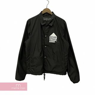 クロムハーツ(Chrome Hearts)のCHROME HEARTS×Dover Street Market Varsity Coach Jacket クロムハーツ×ドーバーストリート バーシティコーチジャケット ブルゾン クロスボールボタンプリント ブラック サイズL 【240127】【中古-B】【me04】(その他)