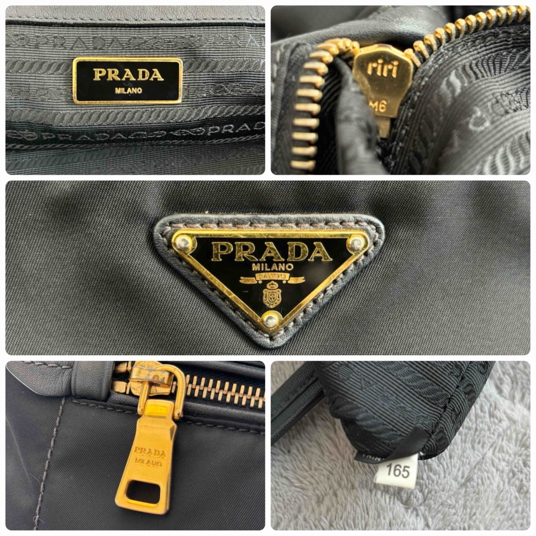 PRADA(プラダ)の★PRADA★プラダ/ナイロンバッグ/ハンドバッグ/ブラック/黒/トライアングル レディースのバッグ(ハンドバッグ)の商品写真