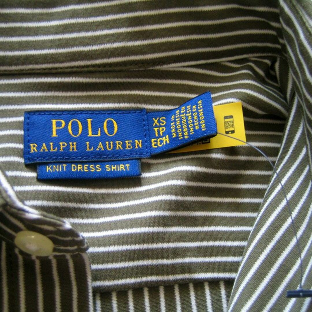 POLO RALPH LAUREN(ポロラルフローレン)のポロ ラルフローレン ストライプシャツ XSサイズ レディースのトップス(シャツ/ブラウス(長袖/七分))の商品写真