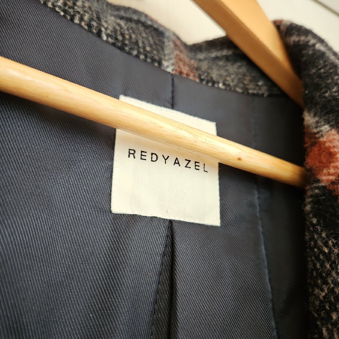 REDYAZEL(レディアゼル)のredyazel チェック　コート レディースのジャケット/アウター(ロングコート)の商品写真