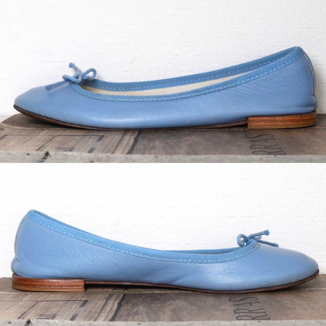 repetto(レペット)のrepetto レペット 23.5 サンドリオン 春色 水色 バレエ フラット レディースの靴/シューズ(バレエシューズ)の商品写真