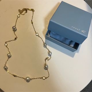 ネックレス素材SELECT JEWELRY アコヤパール 真珠 ロング ネックレス SV レディース