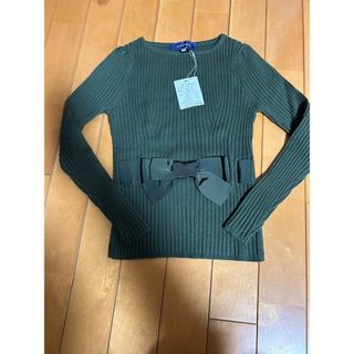 エムズグレイシー(M'S GRACY)の新品タグ付き  エムズグレイシー　完売　  定番　リボンニット(ニット/セーター)