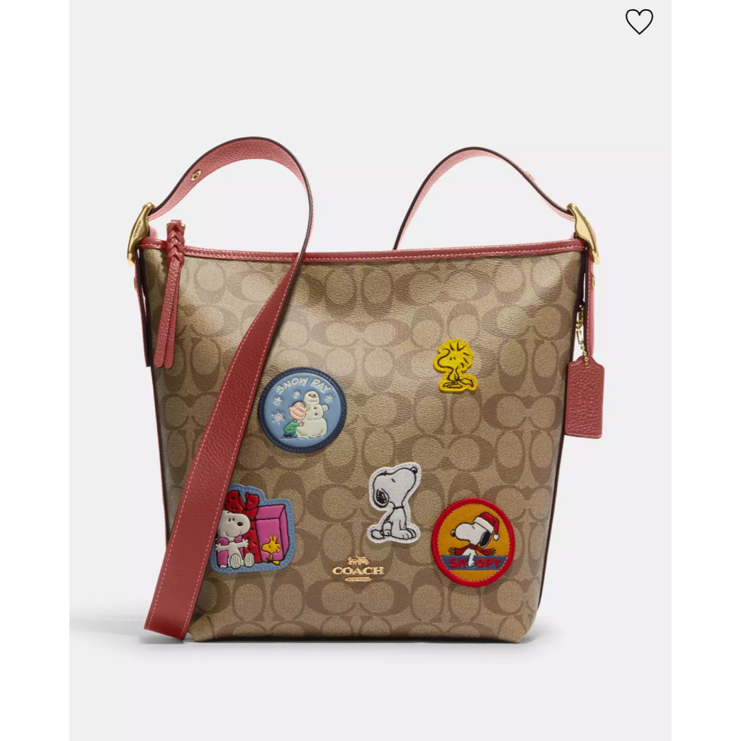 coach  PEANUTS 限定コラボ ショルダーバッグ 　美品