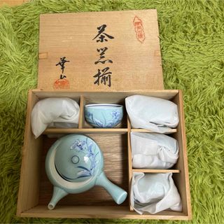 アリタヤキ(有田焼)の茶器揃　華山　有田焼？　急須　湯呑み(食器)