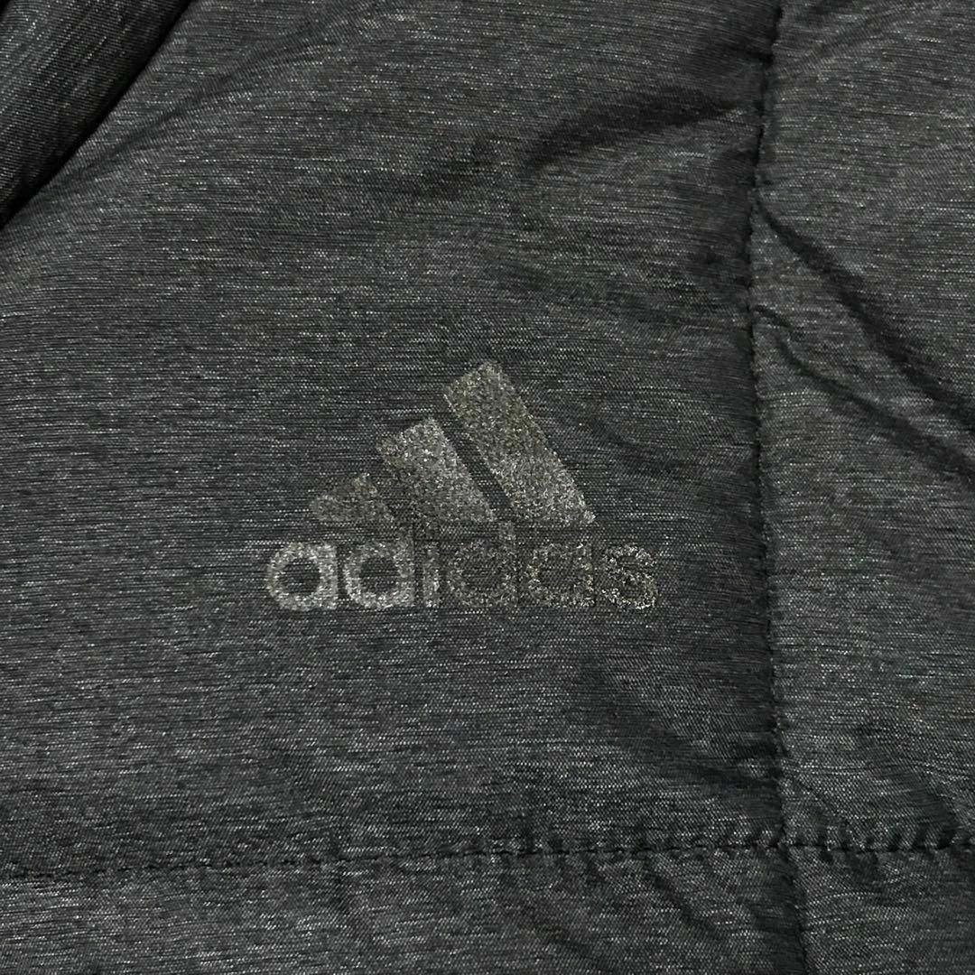 adidas(アディダス)の【美品】アディダス　ロゴ入りキルティングジャケット　ショート丈　K828 レディースのジャケット/アウター(ブルゾン)の商品写真