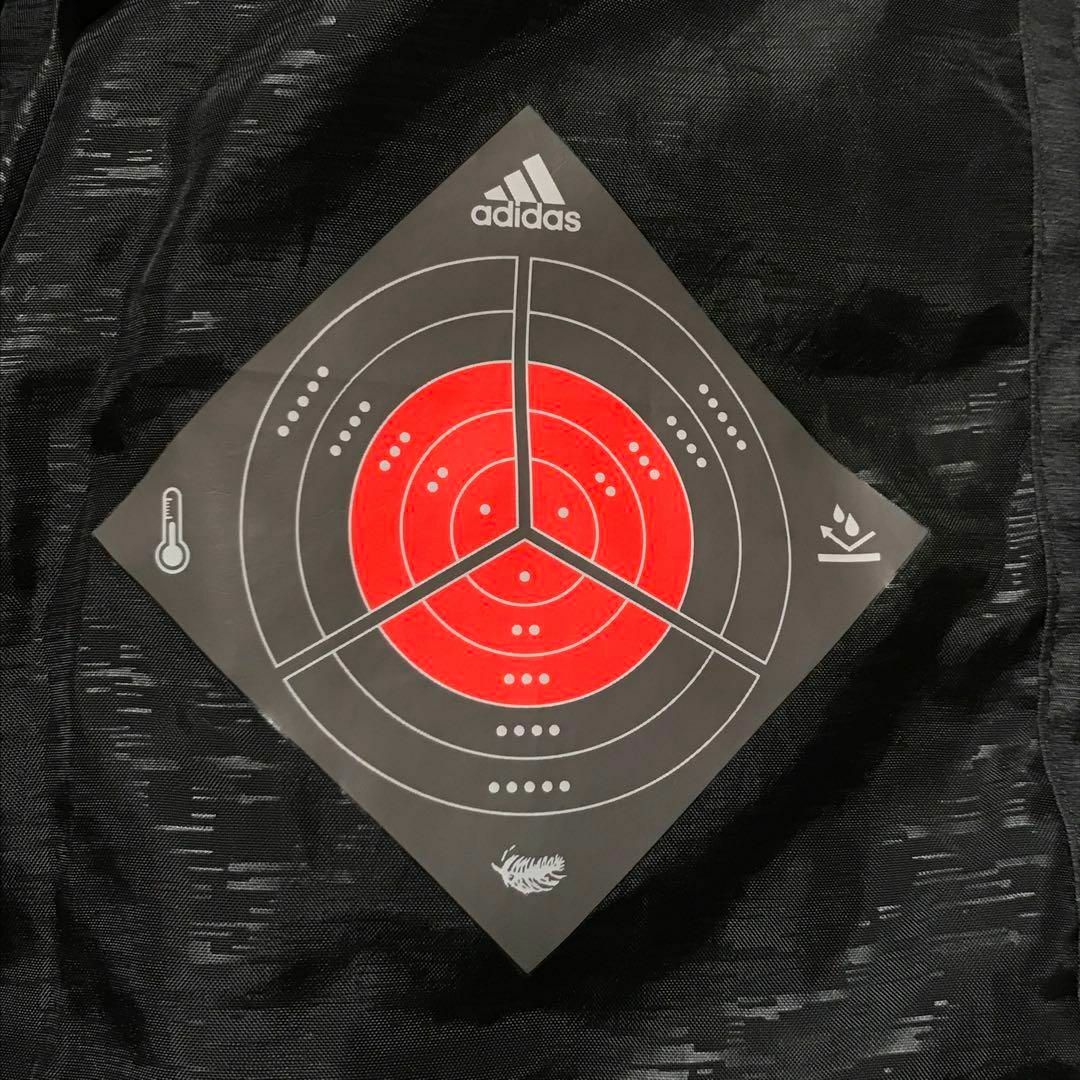 adidas(アディダス)の【美品】アディダス　ロゴ入りキルティングジャケット　ショート丈　K828 レディースのジャケット/アウター(ブルゾン)の商品写真