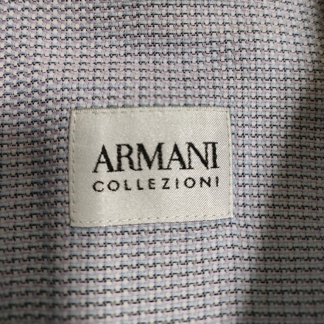 ARMANI COLLEZIONI(アルマーニ コレツィオーニ)のアルマーニコレツォーニ　メンズ　長袖シャツ　クリーニング済 3XL ワイシャツ メンズのトップス(シャツ)の商品写真