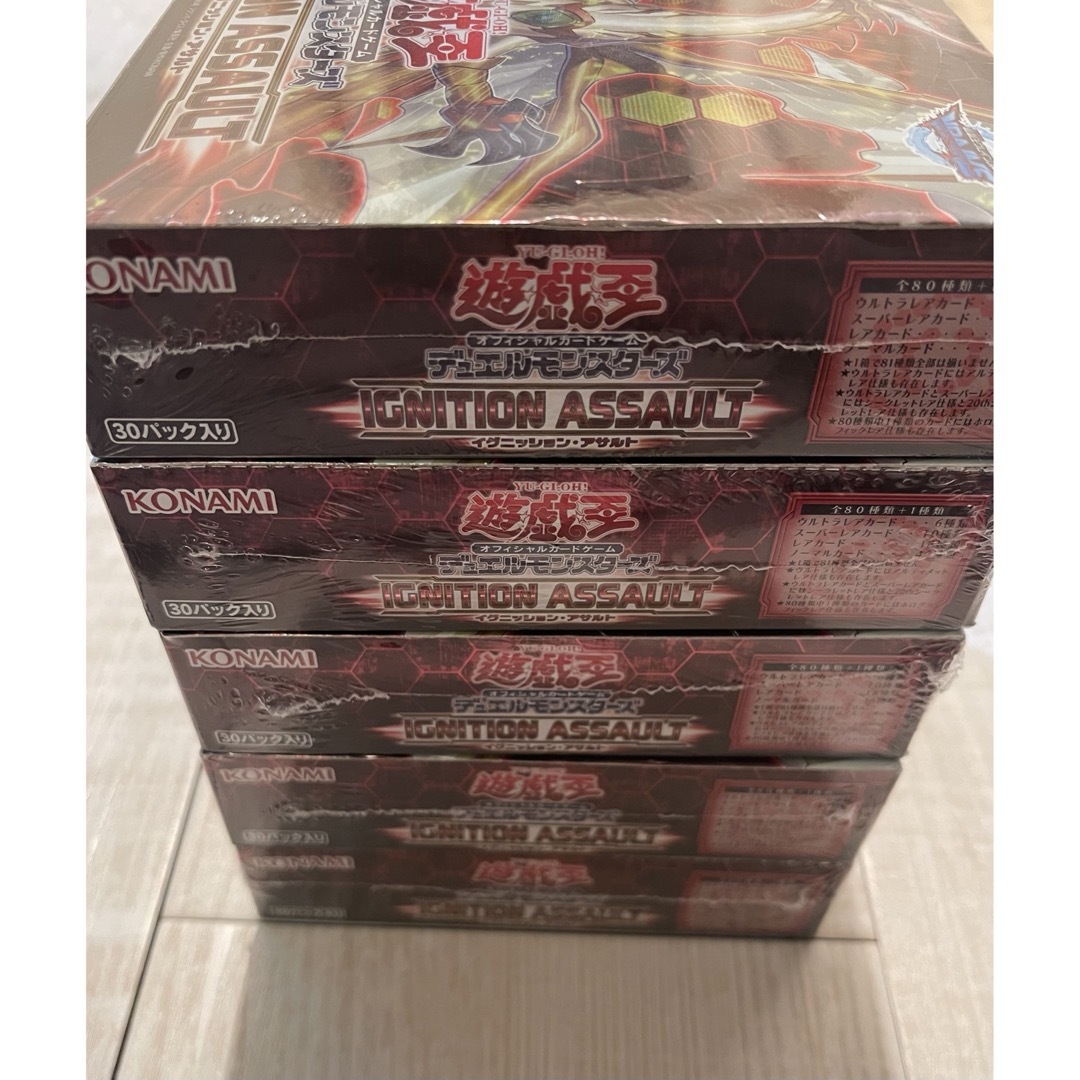 イグニッションアサルト アジア 版 5BOX 早い者勝ち エンタメ/ホビーのトレーディングカード(Box/デッキ/パック)の商品写真