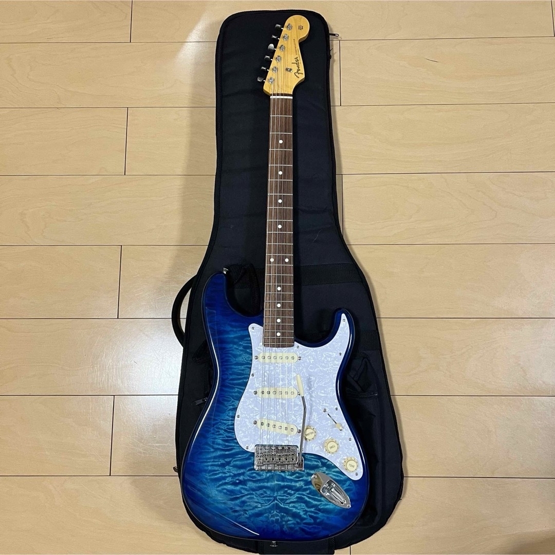 Fender Japan ST62-QT Blue SB 2013 キルトトップ