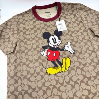 コーチ(COACH)の【DISNEY X COACH】ミッキー ！シグネチャー Tシャツ！Sサイズ！(Tシャツ(半袖/袖なし))