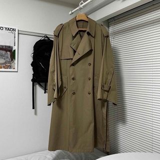 柄デザインチェック【早い者勝ち】stein20aw DEFORMATION TRENCH COAT