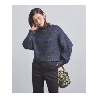 定価19800円❤️新品タグ付 UNITED ARROWS アゼVネックニットレディース