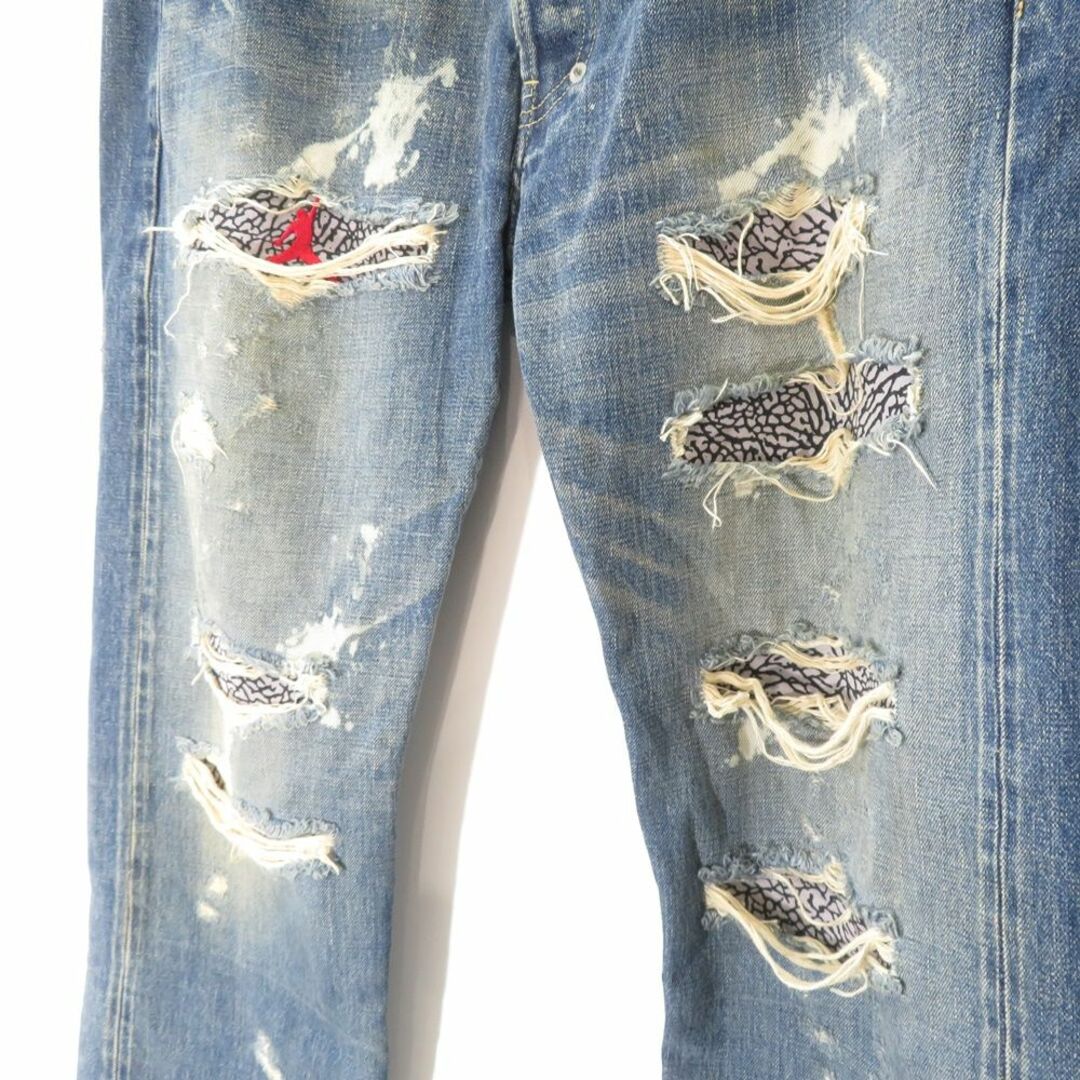 nitraid(ナイトレイド)のNITRAID ELEPHANT CUSTOM CRUSH JEAN メンズのパンツ(デニム/ジーンズ)の商品写真