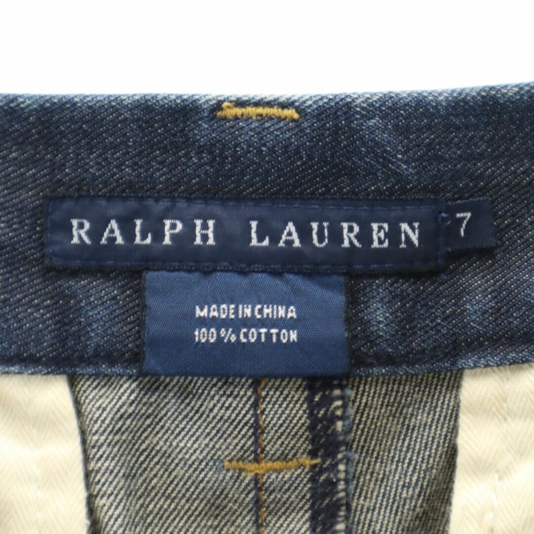 Ralph Lauren(ラルフローレン)のラルフローレン ボタンフライ ワイド デニムパンツ 7 RALPH LAUREN ジーパン レディース 【中古】  【240128】 レディースのパンツ(デニム/ジーンズ)の商品写真