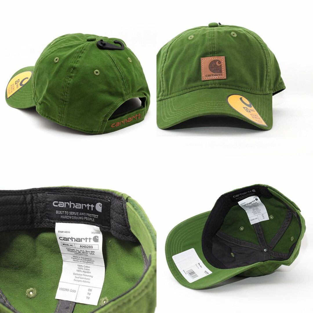 carhartt(カーハート)のローキャップ 帽子 カーハート Carhartt グリーン系 2JPGP-01 メンズの帽子(キャップ)の商品写真