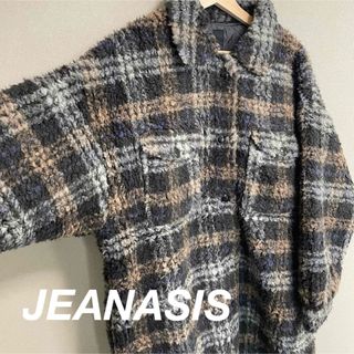 ジーナシス(JEANASIS)のJEANASIS ジーナシス　アウター　ボアロングコート(ロングコート)